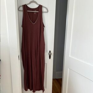 Natural Life Red Sleeveless Jumpsuit